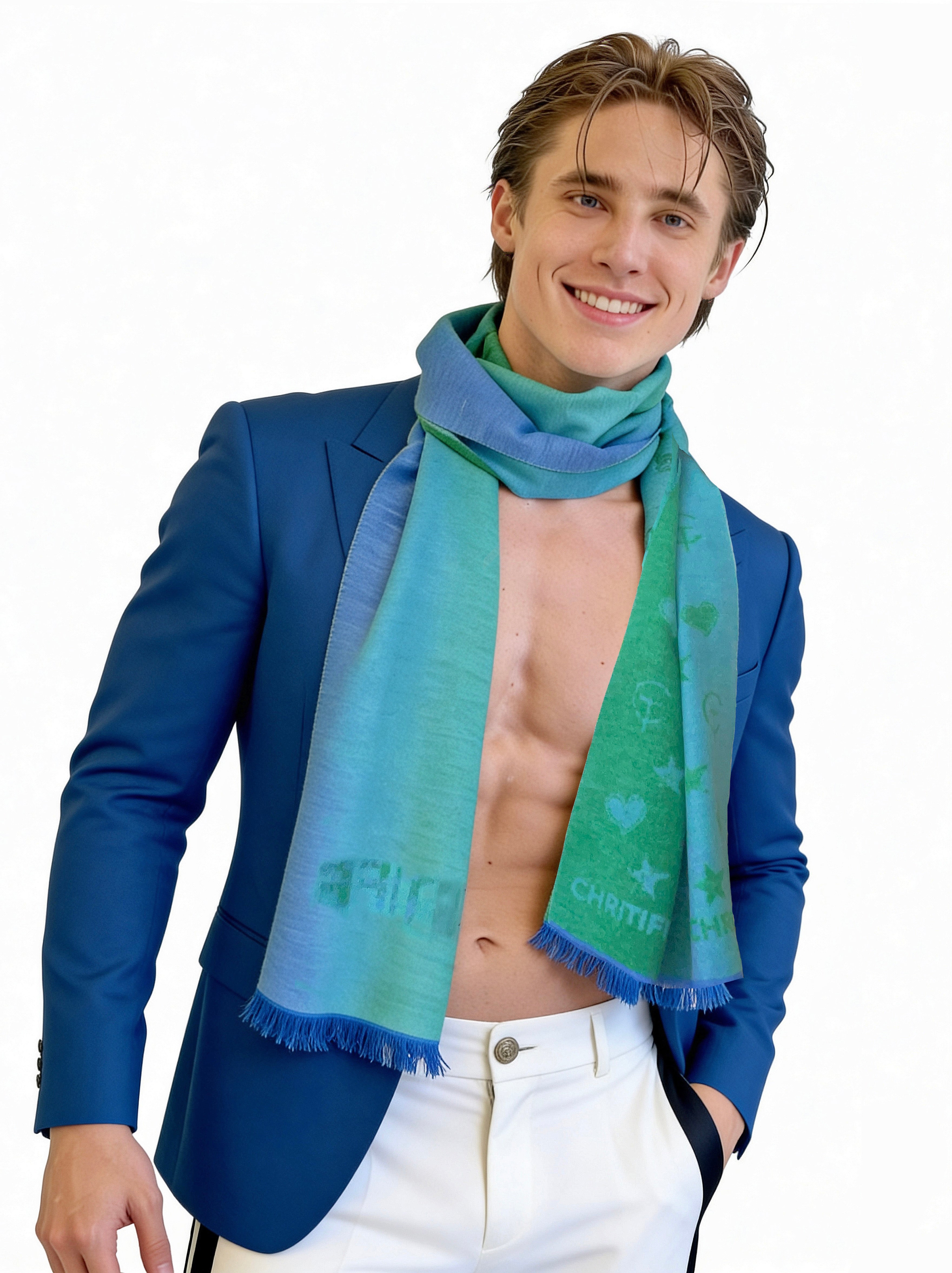 小物 CTHY HIGH-END GRAPHIC SILK SCARF Infinite Dreams Party Long Scarf – CHRITIFF Gallery