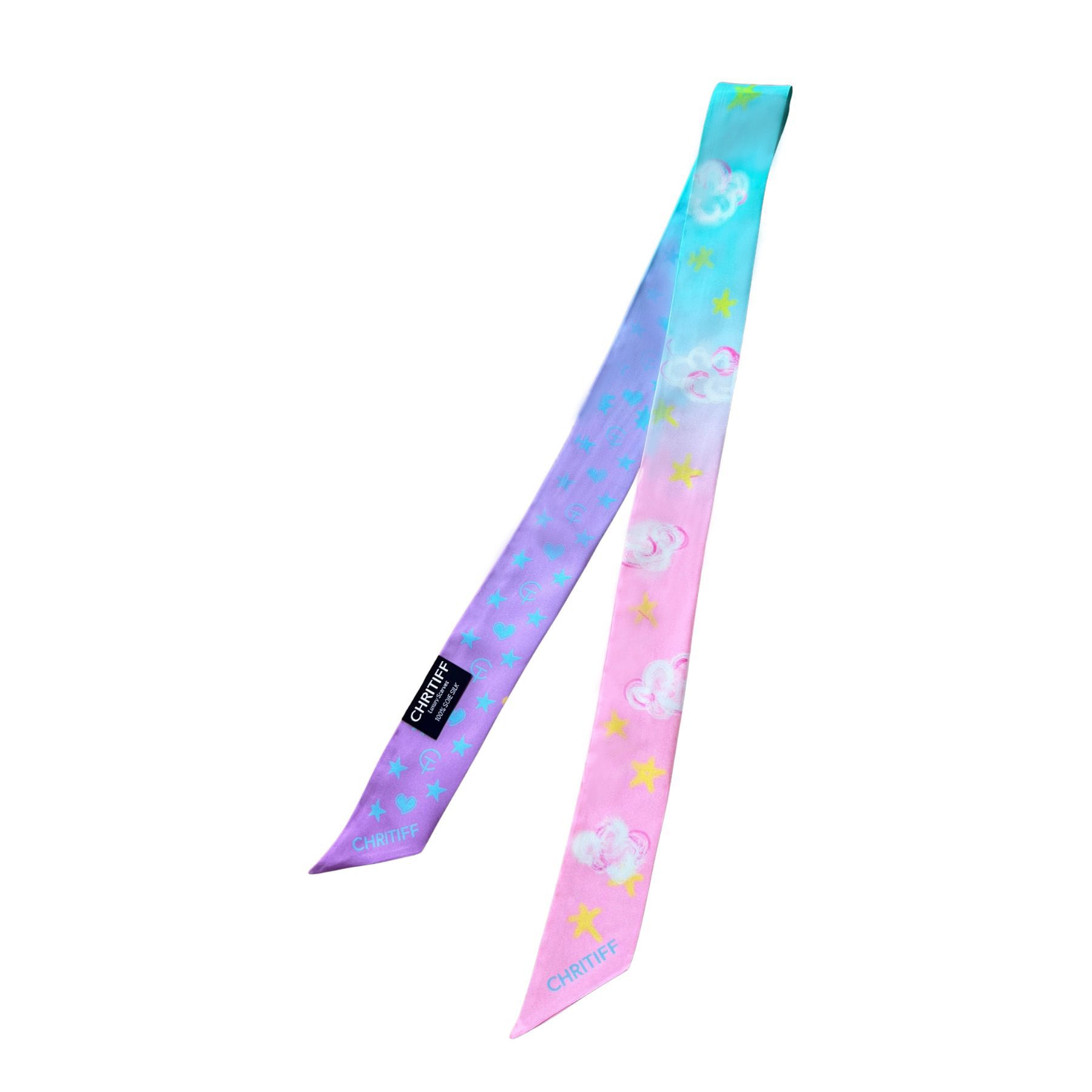 Dreamy Sky Silk Ribbon - Pink