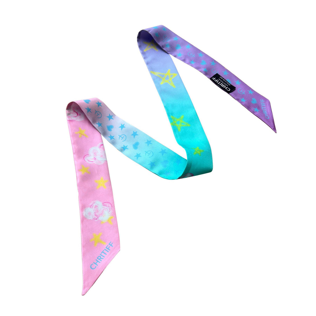 Dreamy Sky Silk Ribbon - Pink