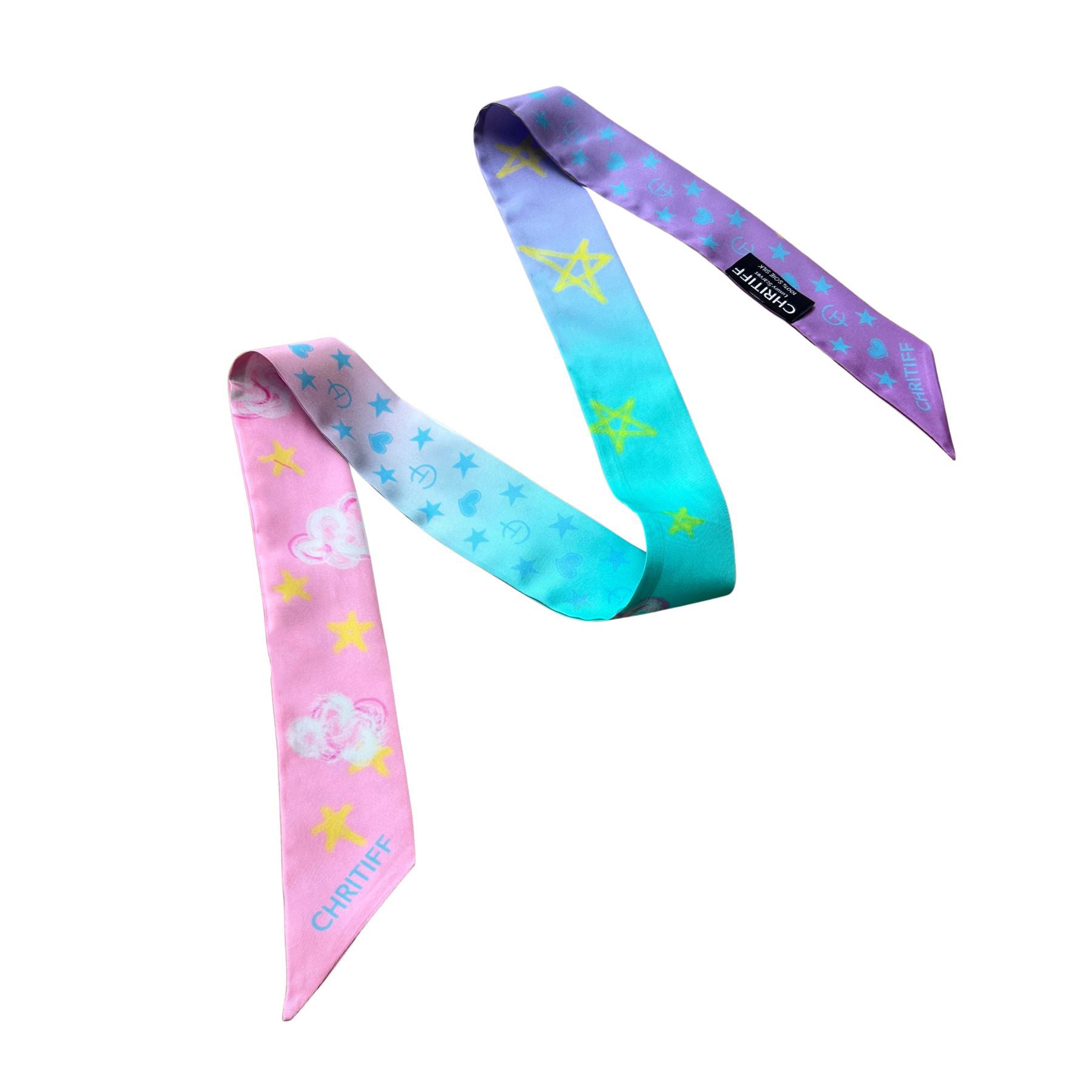 Dreamy Sky Silk Ribbon - Pink
