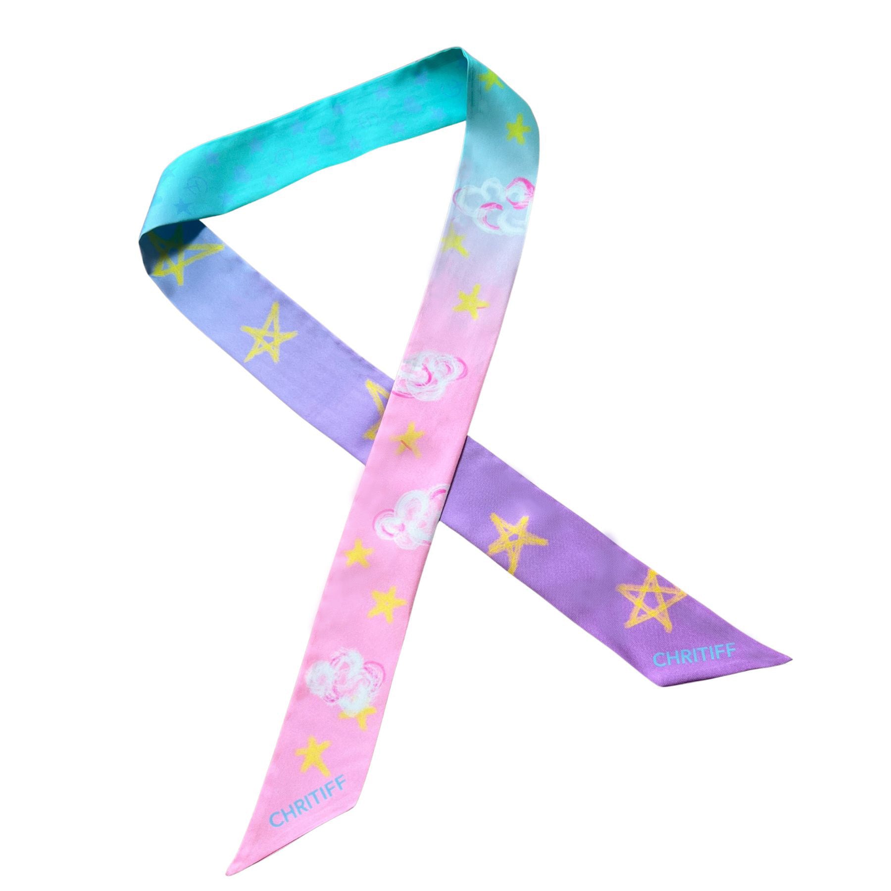 Dreamy Sky Silk Ribbon - Pink