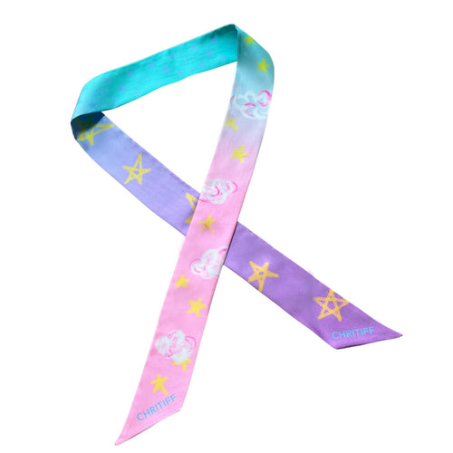 Dreamy Sky Silk Ribbon - Pink