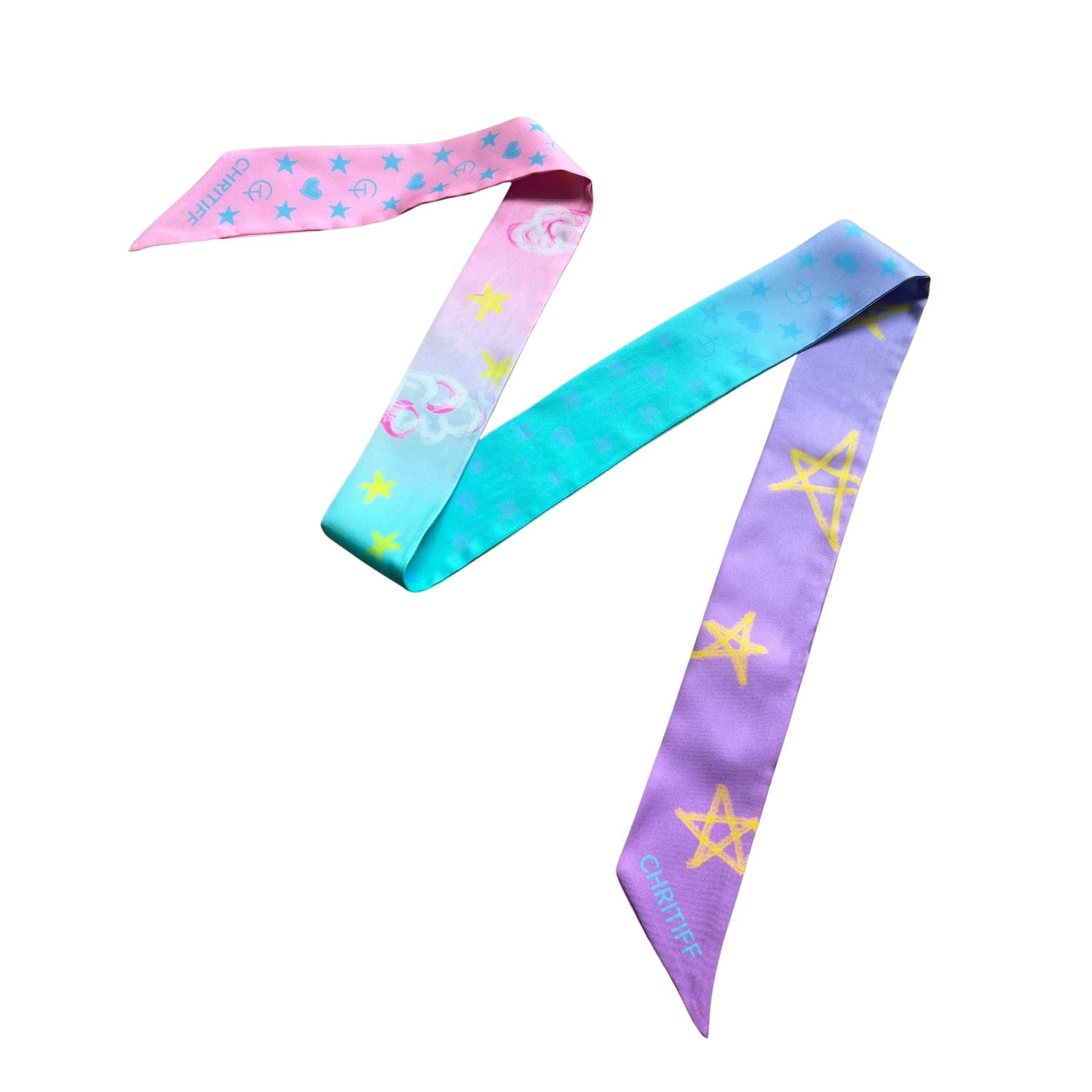 Dreamy Sky Silk Ribbon - Pink