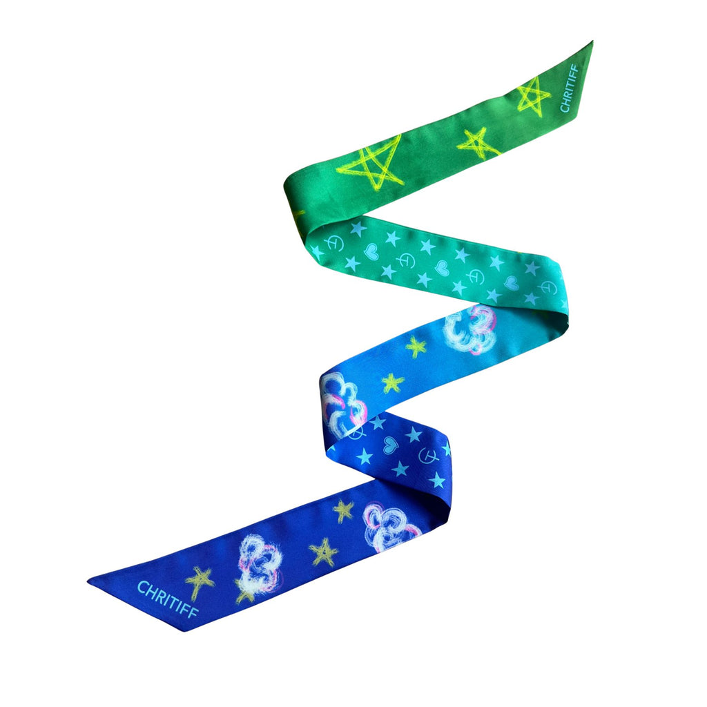 Dreamy Sky Silk Ribbon - Classy