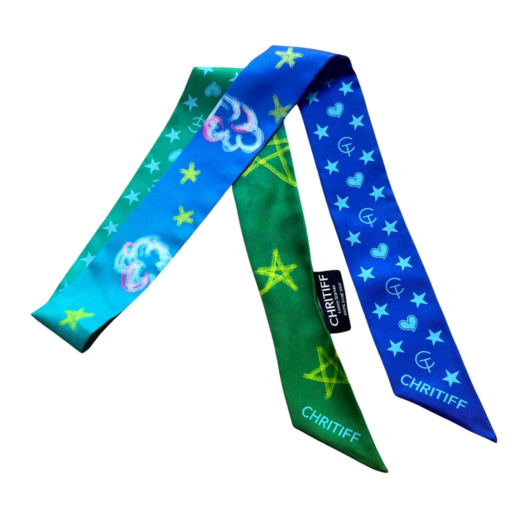 Dreamy Sky Silk Ribbon - Classy
