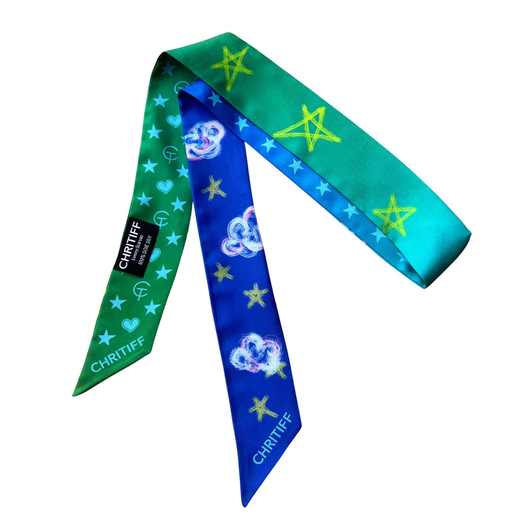 Dreamy Sky Silk Ribbon - Classy