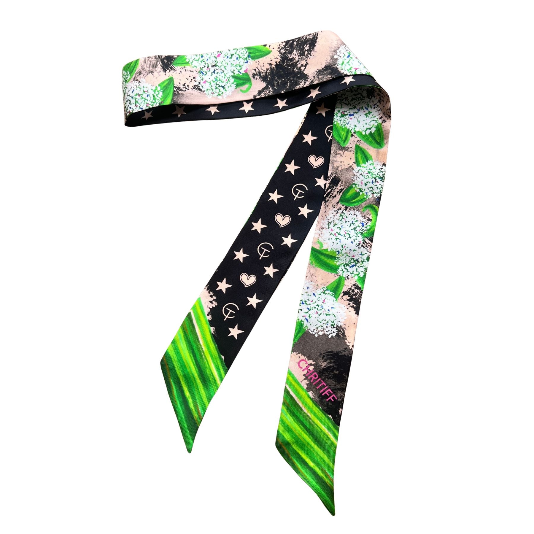 Because I Love You Silk Ribbon - Ink