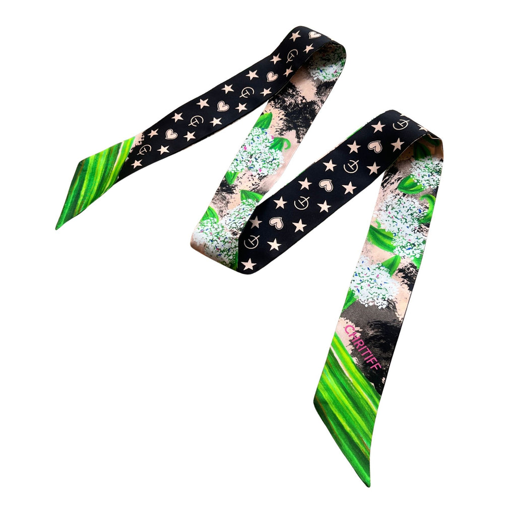 Because I Love You Silk Ribbon - Ink