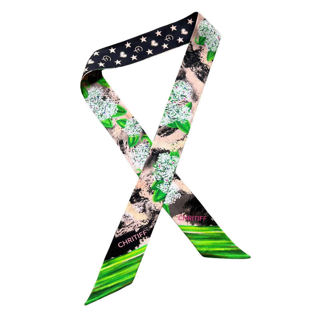Because I Love You Silk Ribbon - Ink