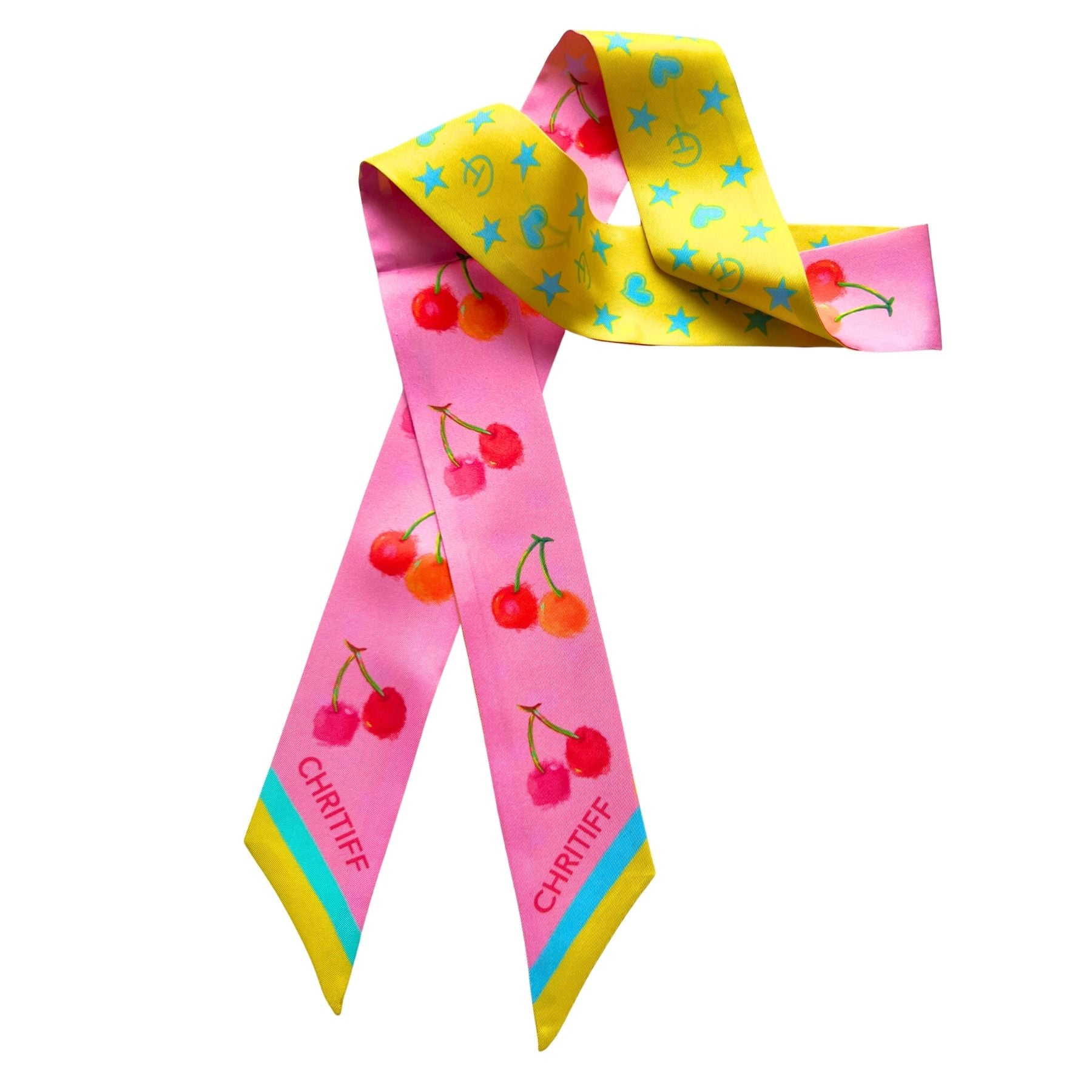 Lucky Cherry Silk Ribbon - Candy