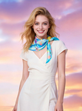 CHRITIFF Horse of Success Limited Edition Chinese Zodiac Luxury Silk Scarf