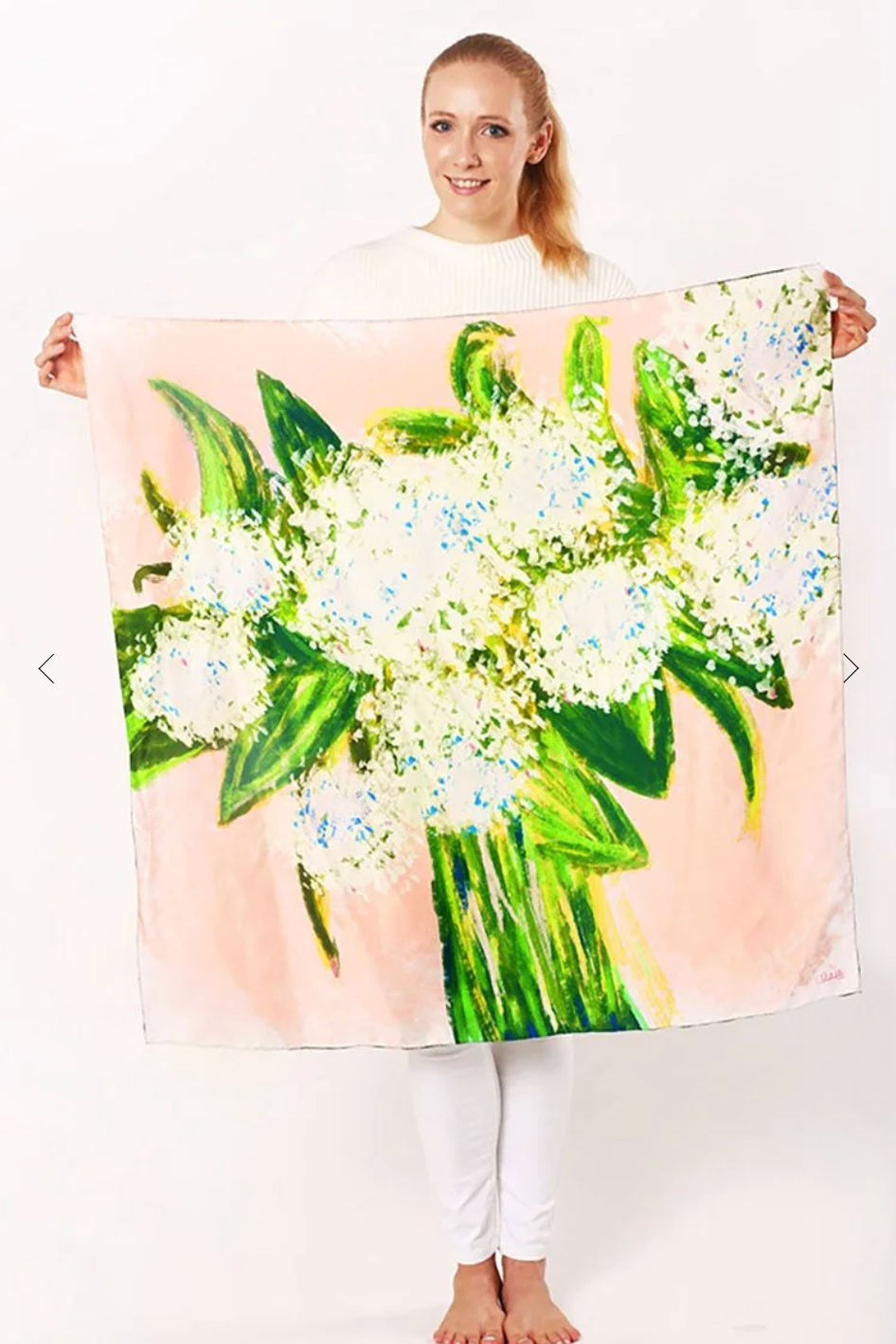 CHRITIFF Because I Love You Magazine Featured Luxury Silk Scarf