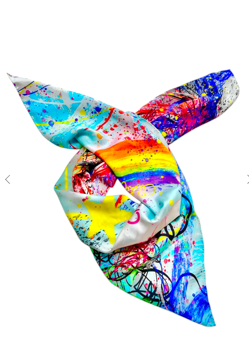 CHRITIFF Breakthrough Magazine Featured Luxury Silk Scarf