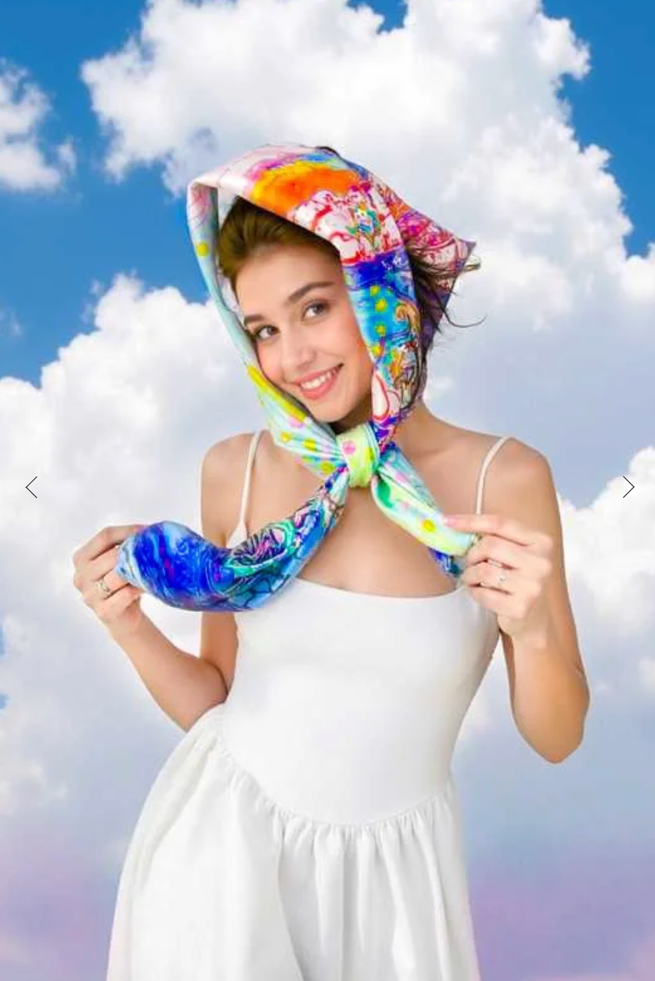 CHRITIFF Breakthrough Magazine Featured Luxury Silk Scarf