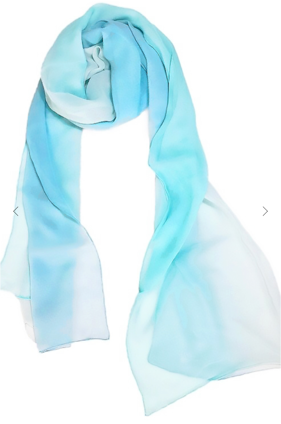 CHRITIFF Dive in the Ocean Ex White House Official Favourite Luxury Silk Scarf