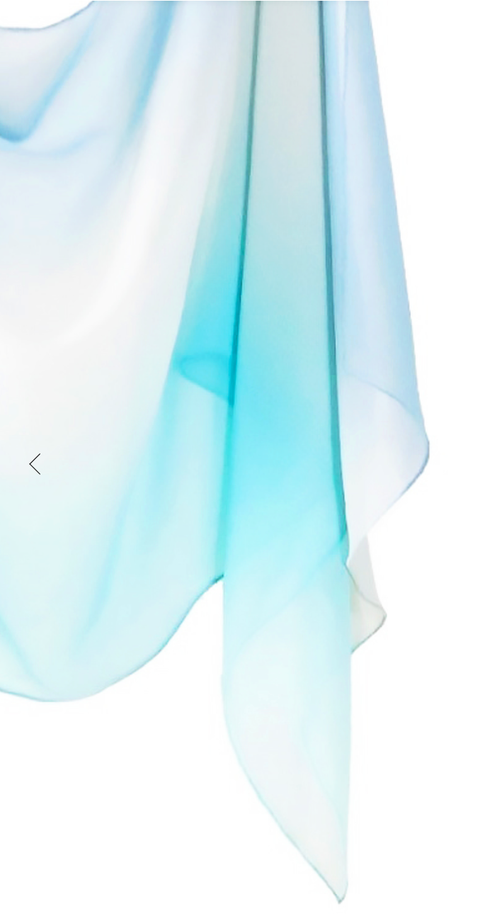 CHRITIFF Dive in the Ocean Ex White House Official Favourite Luxury Silk Scarf