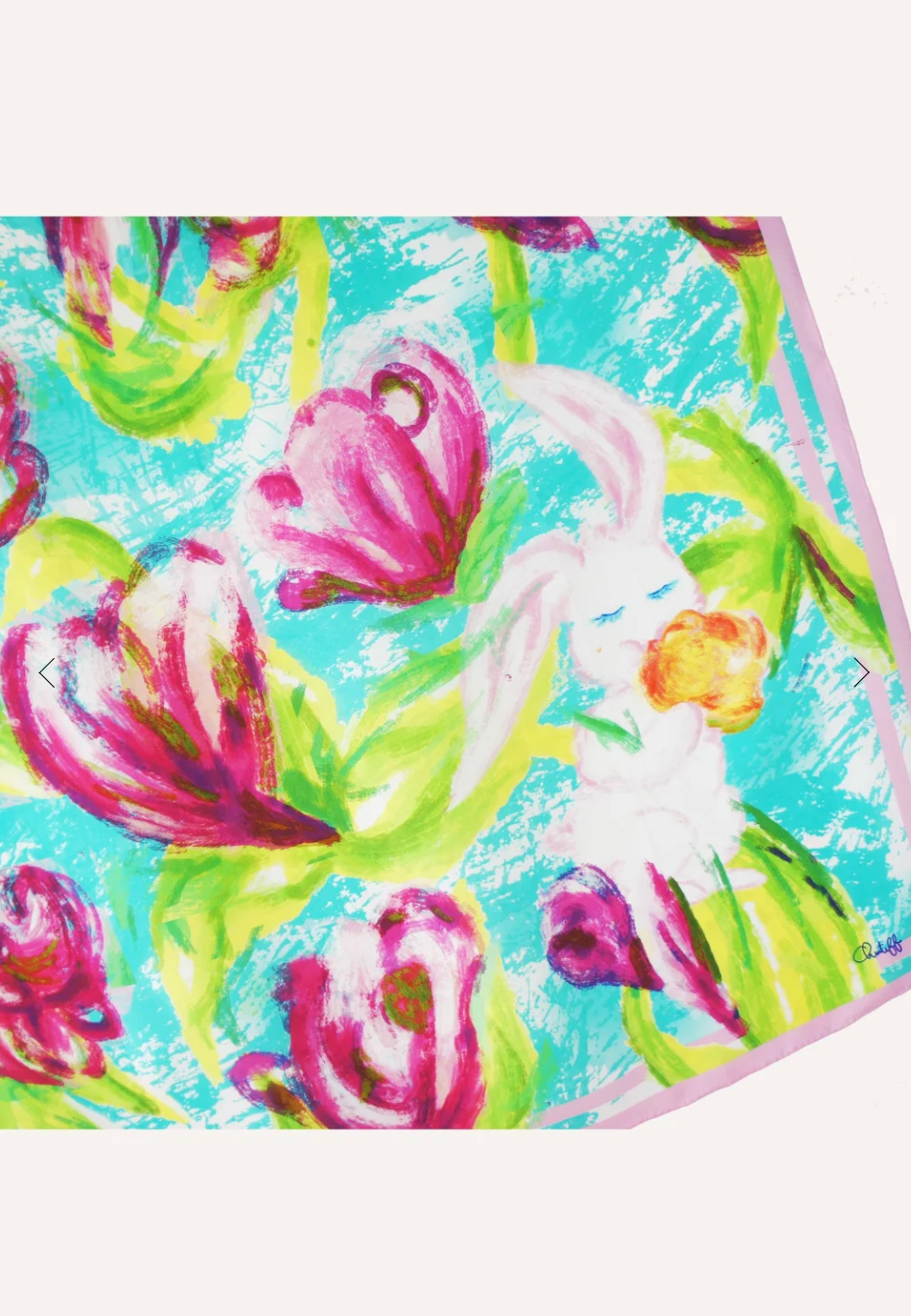 CHRITIFF Found the Missing Piece Luxury Silk Scarf