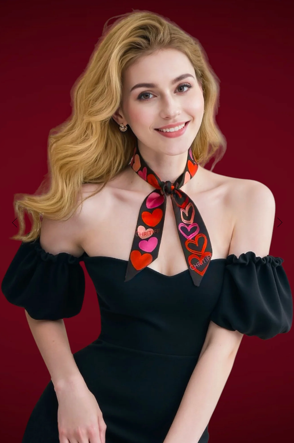 CHRITIFF Loving Soul Luxury Silk Twilly