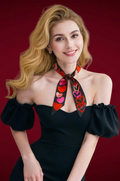 CHRITIFF Loving Soul Luxury Silk Twilly