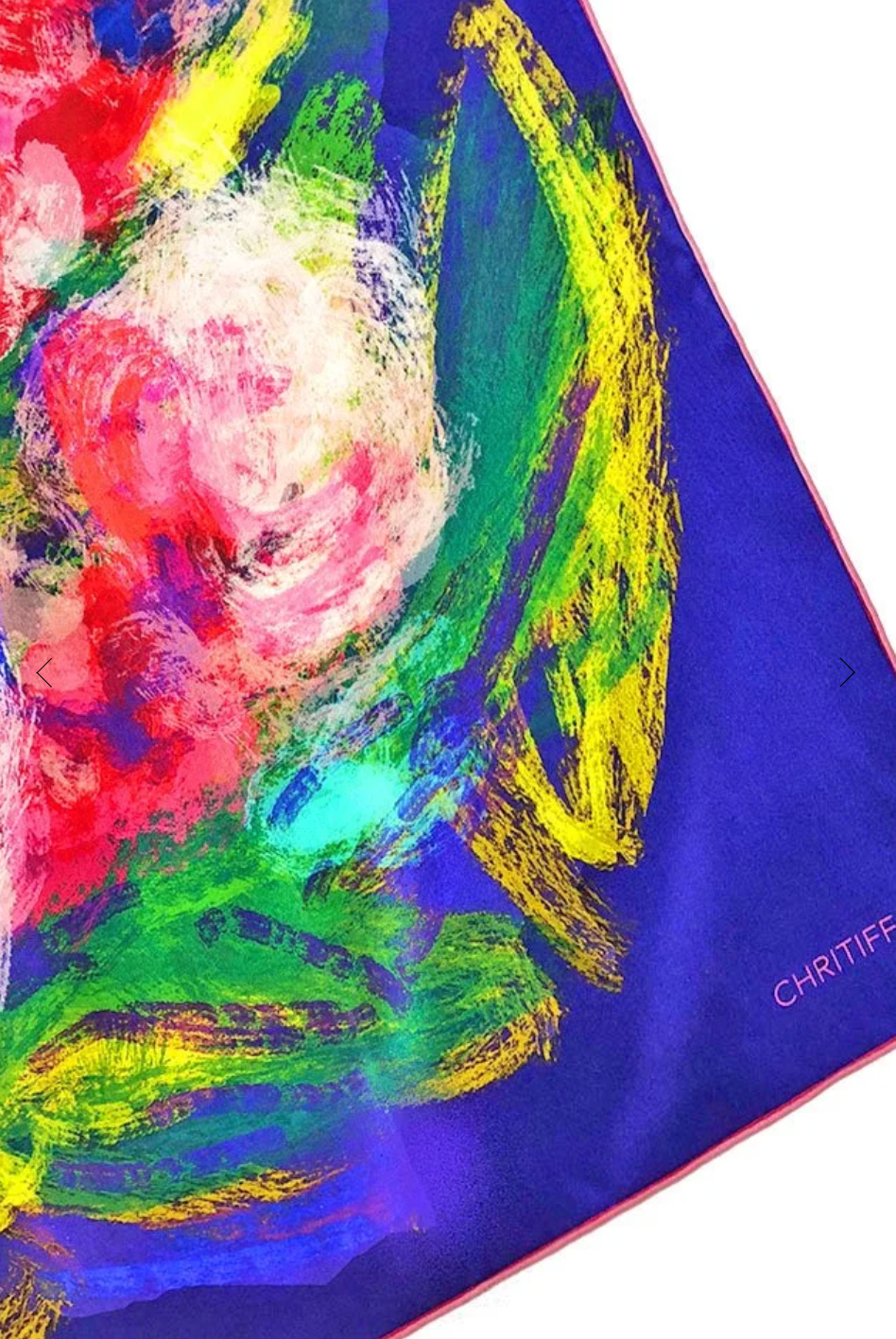 CHRITIFF Miss You 2 Luxury Silk Scarf