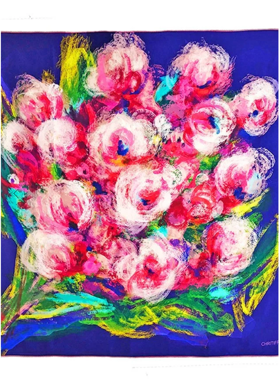 CHRITIFF Miss You 2 Luxury Silk Scarf