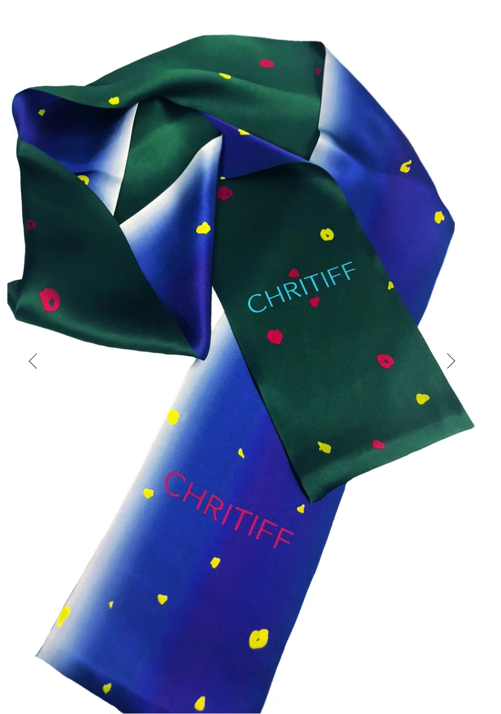 CHRITIFF Party Gent Men's Luxury Silk Scarf