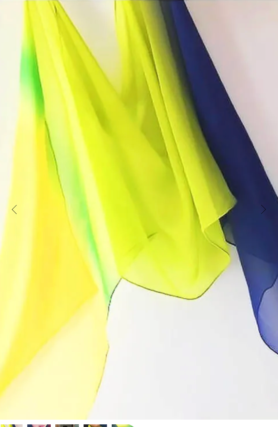 CHRITIFF Playing with the Green Lights Magazine Featured Luxury Silk Scarf