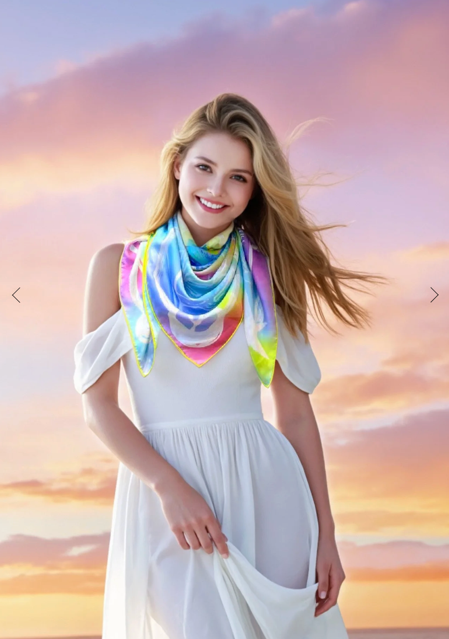 CHRITIFF Renewal Magazine Featured Luxury Silk Scarf