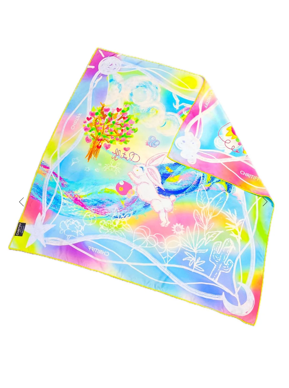 CHRITIFF Renewal Magazine Featured Luxury Silk Scarf