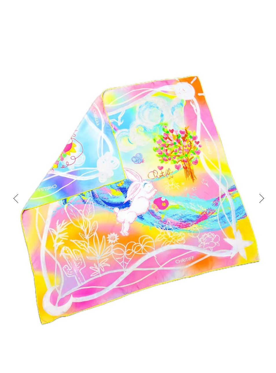 CHRITIFF Renewal Magazine Featured Luxury Silk Scarf