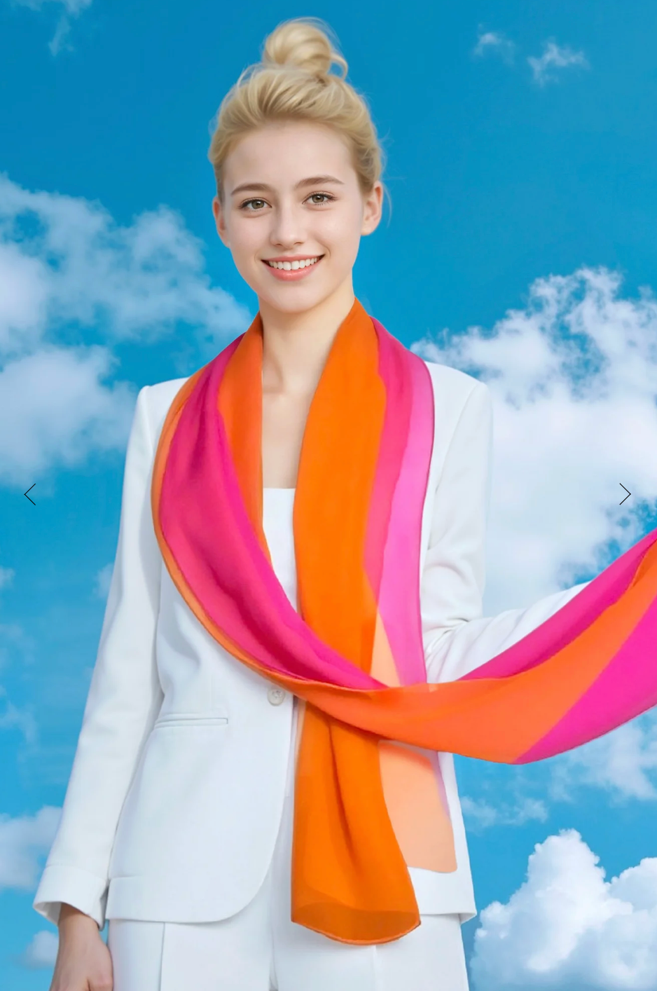 CHRITIFF Together 2 Magazine Featured Luxury Silk Scarf