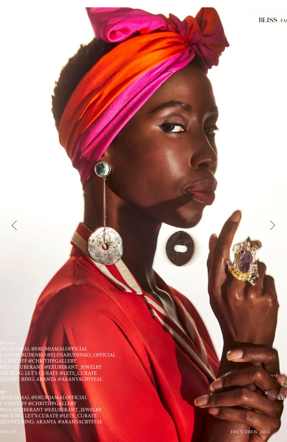 CHRITIFF Together 2 Magazine Featured Luxury Silk Scarf