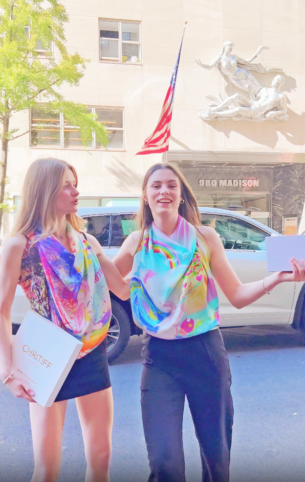[Magazine featured] CHRITIFF Renewal Silk Scarf